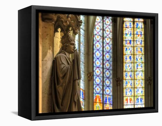 Germany, North Rhine Westphalia, Cologne (Koln), Cathedral Interior-Michele Falzone-Framed Stretched Canvas