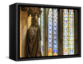 Germany, North Rhine Westphalia, Cologne (Koln), Cathedral Interior-Michele Falzone-Framed Stretched Canvas