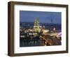 Germany, North Rhine Westphalia, Cologne (Koln), Hohenzoller Bridge over River Rhine and Cathedral-Michele Falzone-Framed Photographic Print