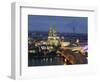 Germany, North Rhine Westphalia, Cologne (Koln), Hohenzoller Bridge over River Rhine and Cathedral-Michele Falzone-Framed Photographic Print