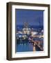 Germany, North Rhine Westphalia, Cologne (Koln), Hohenzoller Bridge over River Rhine and Cathedral-Michele Falzone-Framed Photographic Print