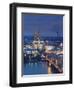 Germany, North Rhine Westphalia, Cologne (Koln), Hohenzoller Bridge over River Rhine and Cathedral-Michele Falzone-Framed Photographic Print