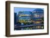 Germany, North Rhine-Westphalia, Cologne, Mediapark, Cinedom, Evening Light-Chris Seba-Framed Photographic Print