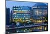 Germany, North Rhine-Westphalia, Cologne, Mediapark, Cinedom, Evening Light-Chris Seba-Mounted Photographic Print