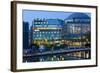 Germany, North Rhine-Westphalia, Cologne, Mediapark, Cinedom, Evening Light-Chris Seba-Framed Photographic Print