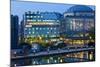 Germany, North Rhine-Westphalia, Cologne, Mediapark, Cinedom, Evening Light-Chris Seba-Mounted Photographic Print