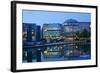 Germany, North Rhine-Westphalia, Cologne, Mediapark, Cinedom, Evening Light-Chris Seba-Framed Photographic Print