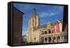 Germany, North Rhine-Westphalia, Cologne, Old Town, City Hall-Chris Seba-Framed Stretched Canvas