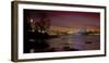 Germany, North Rhine-Westphalia, Cologne, View from the Deutz Shore over the Rhine after Sunset-Andreas Keil-Framed Photographic Print