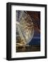 Germany, North Rhine-Westphalia, Dusseldorf, Big Wheel on the Old Town Bank at Night-Andreas Keil-Framed Photographic Print