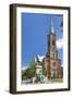 Germany, North Rhine-Westphalia, Dusseldorf, Martin Luther Square, St. John's Church-Chris Seba-Framed Photographic Print