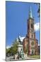 Germany, North Rhine-Westphalia, Dusseldorf, Martin Luther Square, St. John's Church-Chris Seba-Mounted Photographic Print