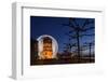 Germany, North Rhine-Westphalia, Dusseldorf, Old Town Shore with Navigation Museum, Big Wheel-Andreas Keil-Framed Photographic Print