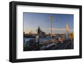 Germany, North Rhine-Westphalia, Fair at the Deutzer Ufer-Andreas Keil-Framed Photographic Print