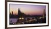 Germany, North Rhine-Westphalia, Funfair on the Deutz Bank of the Rhine-Andreas Keil-Framed Photographic Print