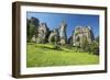 Germany, North Rhine-Westphalia, Horn-Bad Meinberg, Externsteine-Chris Seba-Framed Photographic Print