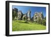 Germany, North Rhine-Westphalia, Horn-Bad Meinberg, Externsteine-Chris Seba-Framed Photographic Print