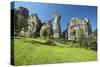 Germany, North Rhine-Westphalia, Horn-Bad Meinberg, Externsteine-Chris Seba-Stretched Canvas