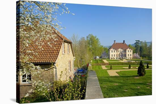 Germany, North Rhine-Westphalia, Lippe, Schieder Castle, Castle Garden-Chris Seba-Stretched Canvas