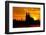 Germany, North Rhine-Westphalia, the Rhine, Cologne, Cathedral, Sunset-Chris Seba-Framed Photographic Print