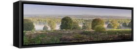 Germany, North Rhine-Westphalia, Wahner Moor, View from the Telegraph Mountain in Autumn-Andreas Keil-Framed Stretched Canvas