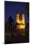 Germany, Northern Hessen, Fritzlar, Cathedral, Bonifatius Monument, Night-Chris Seba-Mounted Photographic Print