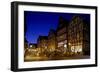 Germany, Northern Hessen, Fritzlar, Market Square, Night-Chris Seba-Framed Photographic Print