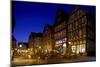 Germany, Northern Hessen, Fritzlar, Market Square, Night-Chris Seba-Mounted Photographic Print