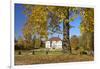 Germany, Ostwestfalen-Lippe, Schieder Castle, Castle Grounds, Autumn-Chris Seba-Framed Photographic Print