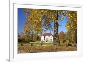 Germany, Ostwestfalen-Lippe, Schieder Castle, Castle Grounds, Autumn-Chris Seba-Framed Photographic Print