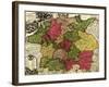 Germany - Panoramic Map-Lantern Press-Framed Art Print