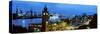 Germany, Port Hamburg-null-Stretched Canvas