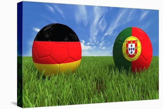 Germany-Portugal-mhristov-Stretched Canvas