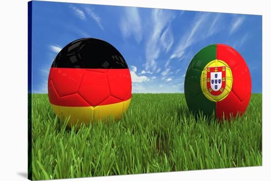 Germany-Portugal-mhristov-Stretched Canvas