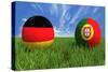 Germany-Portugal-mhristov-Stretched Canvas