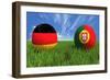 Germany-Portugal-mhristov-Framed Art Print