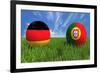 Germany-Portugal-mhristov-Framed Art Print