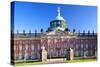 Germany, Potsdam, Berlin Brandenburg, Sanssouci. the New Palace at the Sanssouci Park.-Ken Scicluna-Stretched Canvas