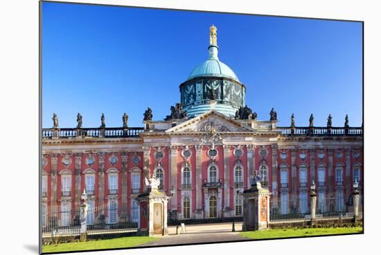Germany, Potsdam, Berlin Brandenburg, Sanssouci. the New Palace at the Sanssouci Park.-Ken Scicluna-Mounted Photographic Print