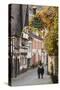 Germany, Rheinland-Pfalz, Bacharach, Town Building Detail-Walter Bibikow-Stretched Canvas