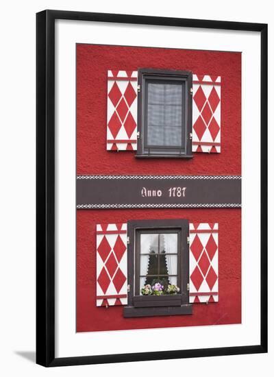 Germany, Rheinland-Pfalz, Boppard, Building Detail-Walter Bibikow-Framed Photographic Print