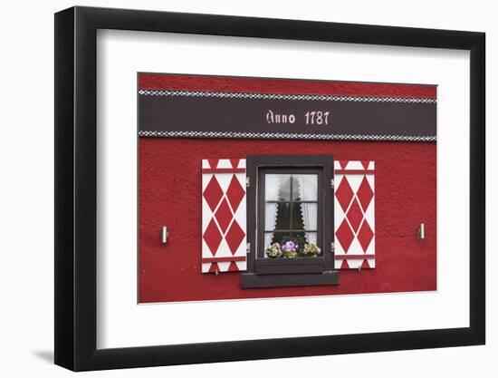 Germany, Rheinland-Pfalz, Boppard, Building Detail-Walter Bibikow-Framed Photographic Print