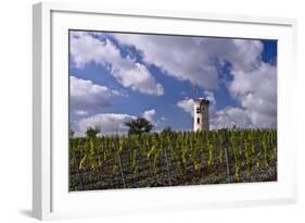 Germany, Rheinland-Pfalz, Rheinhessen (Region), Nierstein (Village), Lookout-Udo Siebig-Framed Photographic Print