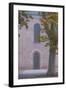 Germany, Rheinland-Pfalz, Speyer, Domgarten, Cathedral Park, Fog-Walter Bibikow-Framed Photographic Print