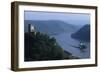 Germany, Rhine Valley, Kaub, Pfalz Island with Castle-null-Framed Giclee Print