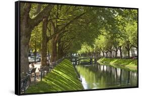 Germany, Rhineland, Dusseldorf, Kšnigsallee-Chris Seba-Framed Stretched Canvas