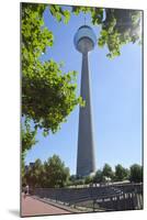 Germany, Rhineland, Dusseldorf, Media Harbour, Television Tower-Chris Seba-Mounted Photographic Print