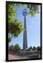 Germany, Rhineland, Dusseldorf, Media Harbour, Television Tower-Chris Seba-Framed Photographic Print