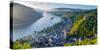 Germany, Rhineland Palatinate, Bacharach and Burg Stahleck (Stahleck Castle), River Rhine-Alan Copson-Stretched Canvas