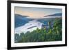 Germany, Rhineland Palatinate, Bacharach, Burg Stahleck (Stahleck Castle), River Rhine-Alan Copson-Framed Photographic Print